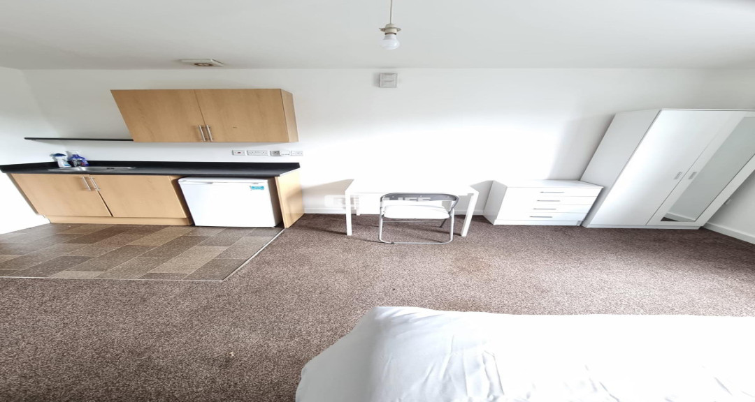 The flat is on a