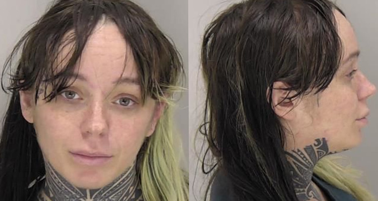 Mugshot of OnlyFans model with adult job